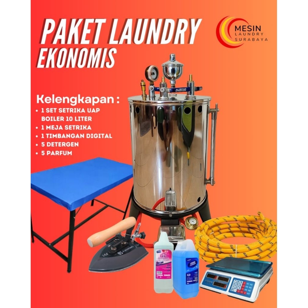 Paket Usaha Laundry Rumahan