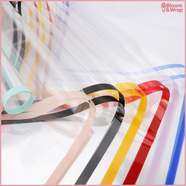 

Kertas Buket Bunga Transparan List Warna Flower Wrapping Waterproof KB6007