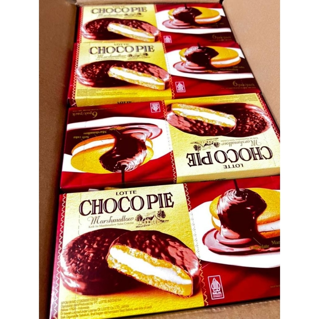 

Chocopie marshmellow isi 4pcs