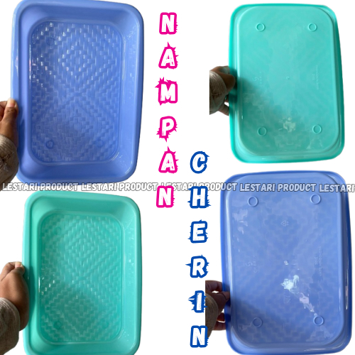 (6PCS) NAMPAN PLASTIK/NAMPAN MURAH/BAKI PLASTIK/BAKI/NAMPAN/NAMPAN PLASTIK MOTIF ANYAM/NAMPAN CHERIN