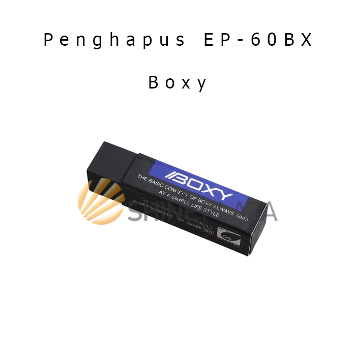 

Penghapus Pensil Hitam Kecil Boxy EP-60BX - Pencil Eraser Boxy