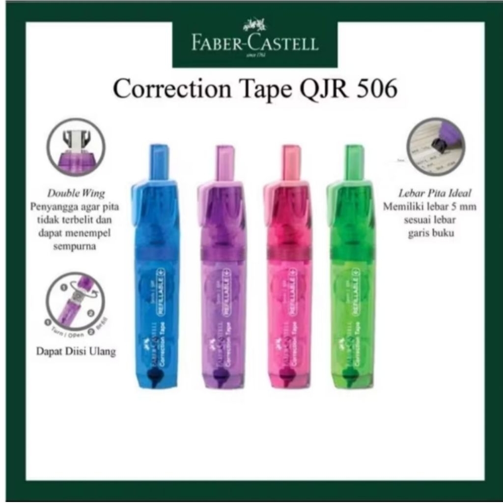 

Faber-Castell Correction Tape QJR 506B