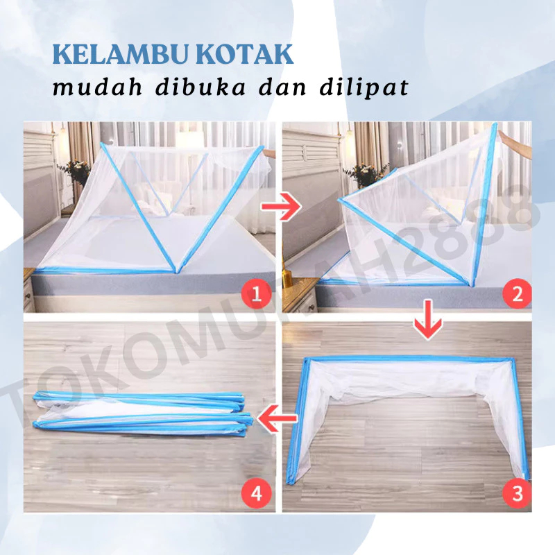 KELAMBU KOTAK LIPAT ANAK DEWASA KELAMBU NEW MODEL KELAMBU TRAVELING