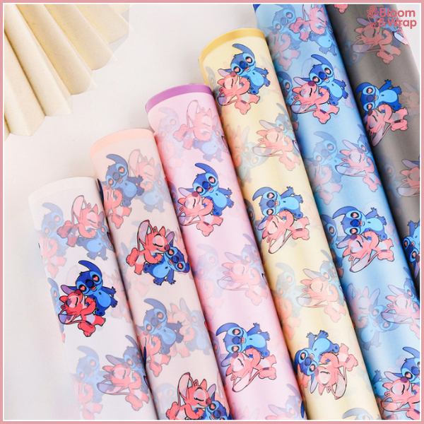 

PACK 20 Kertas Bunga Buket Transparan Frame Stitch List Flower Wrapping Paper Frame Cellophane KB80