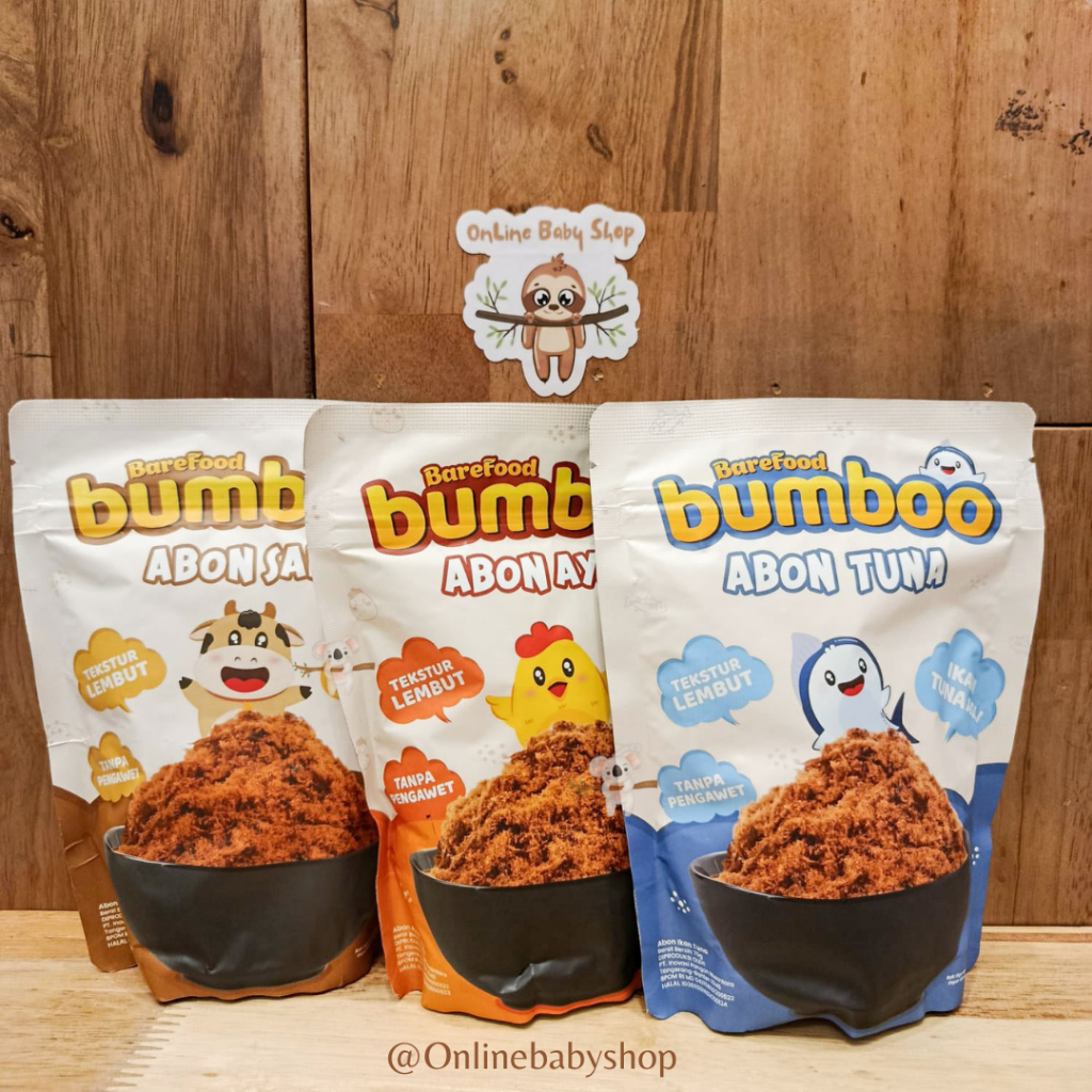 

BUMBOO Abon Asli - Tekstur Lembut MPASI Si Kecil - Sumber Protein - Tanpa MSG - Tanpa Pengawet