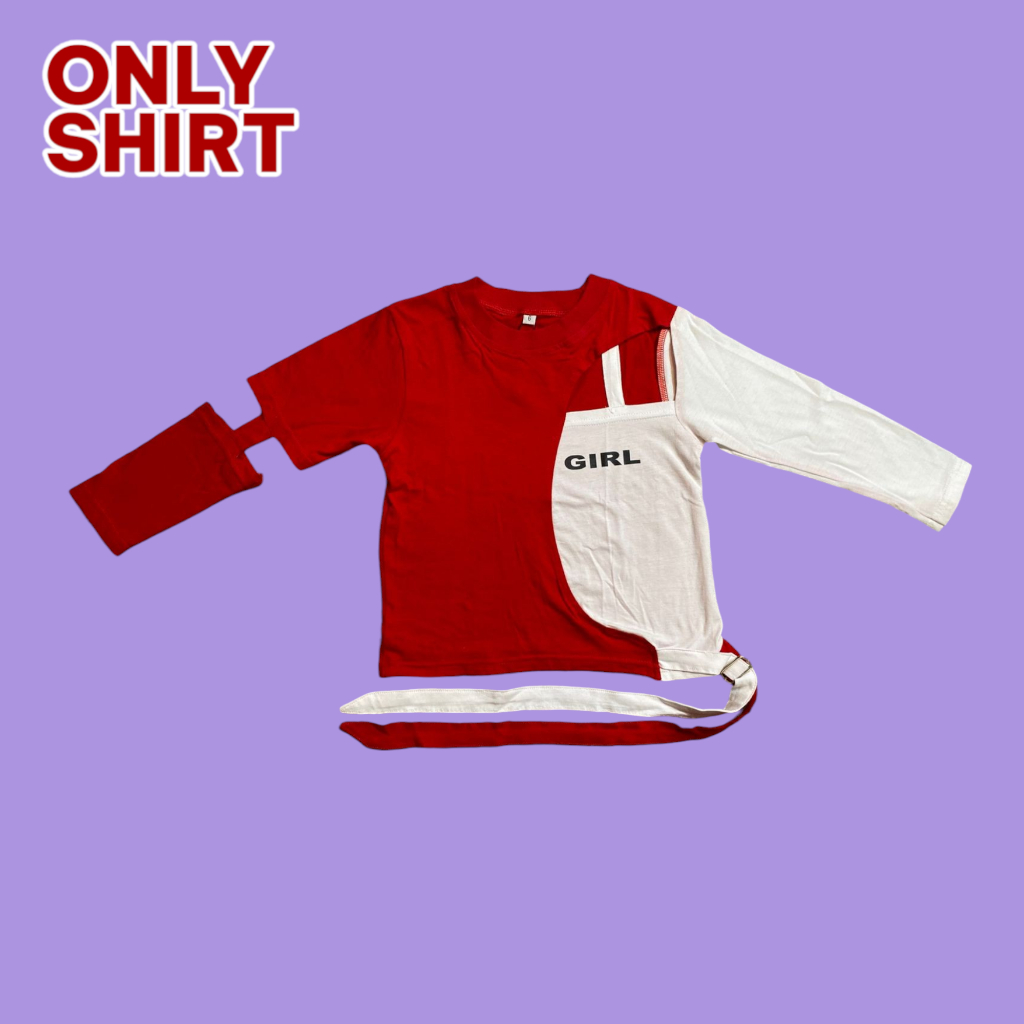 DAZZLE Kaos Anak Perempuan Korea Style Baju Dance Usia 4 14 Tahun