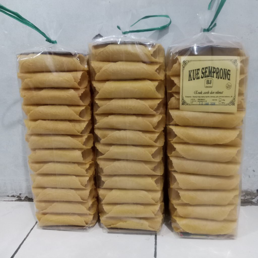 

kue semprong satu ball Gede /berat 1000g snack GROSIR