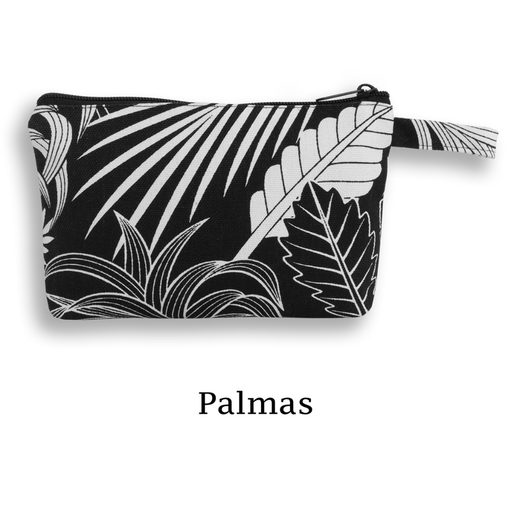 Pouch Kanvas 20x15cm Bisa Untuk Souvenir Motif Palmas