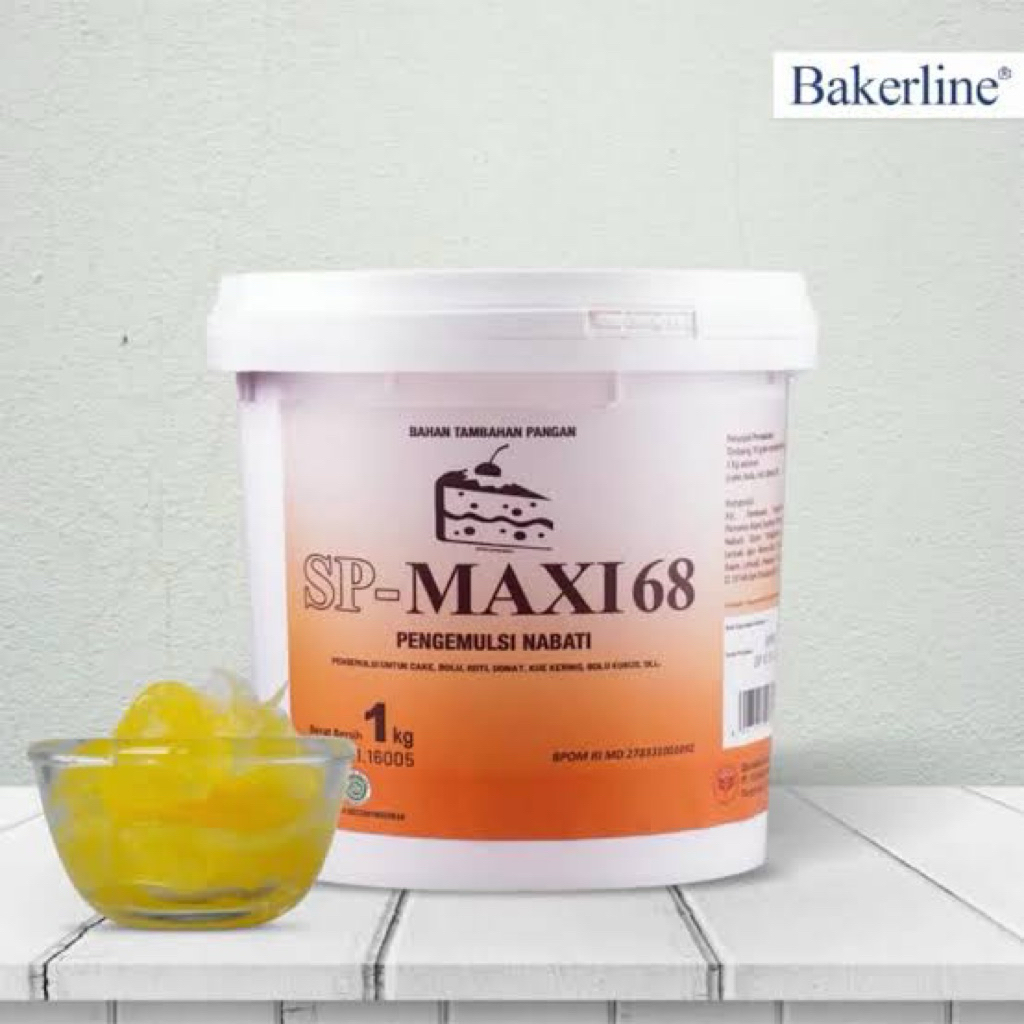 

Bakerline SP MAXI 68 1KG - Pengembang Kue Pengemulsi Cake Emulsifer
