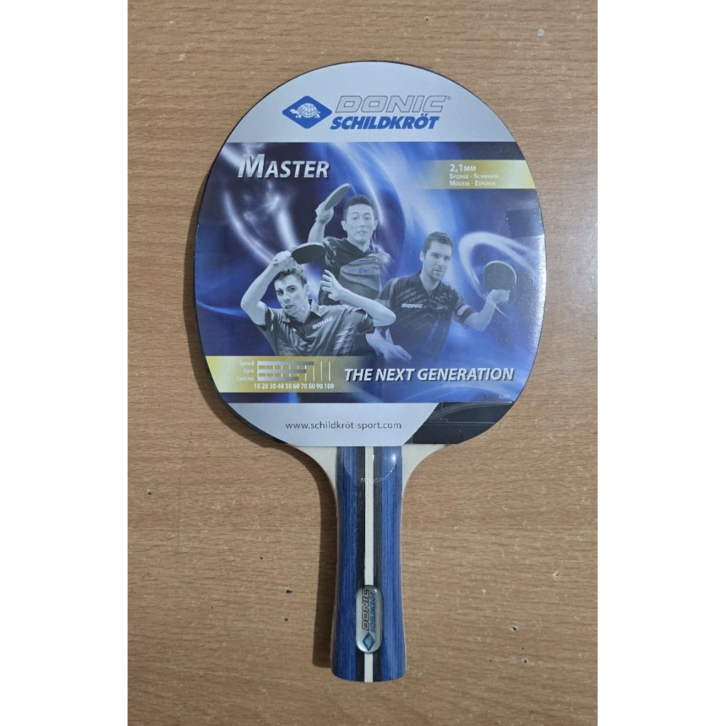 BAT BET PINGPONG TENIS MEJA DONIC SCHILDKROT THE NEXT GENERATION MASTER. ORIGINAL