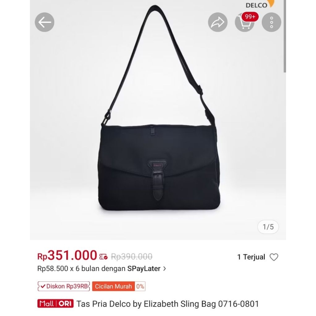 Tas Sling bag elizabeth