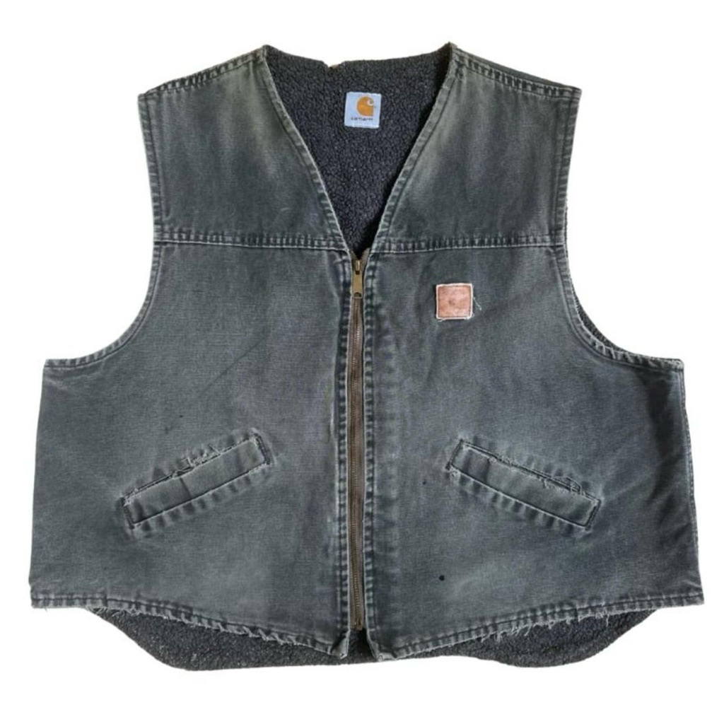 Vintage Carhartt Vest VP166 Moss Green (Detroit Active Jacket)