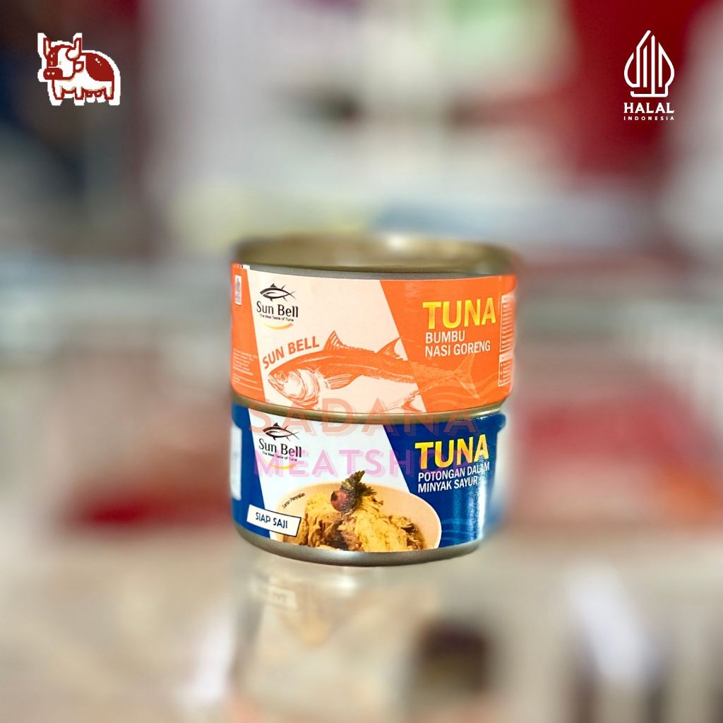 

SUN BELL Tuna In Oil 185 g & Tuna Nasi Goreng 185 g & – Kaleng Praktis | Halal & Bergizi