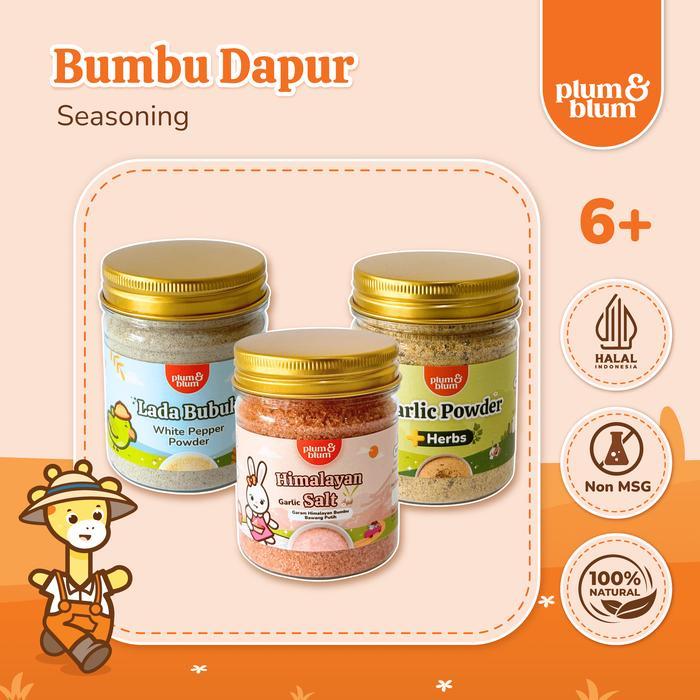 

Plum & Blum Himalayan Salt Garam Himalayan Kaldu Bubuk Bumbu Ayam Goreng Bumbu Dapur Mpasi- 50gr