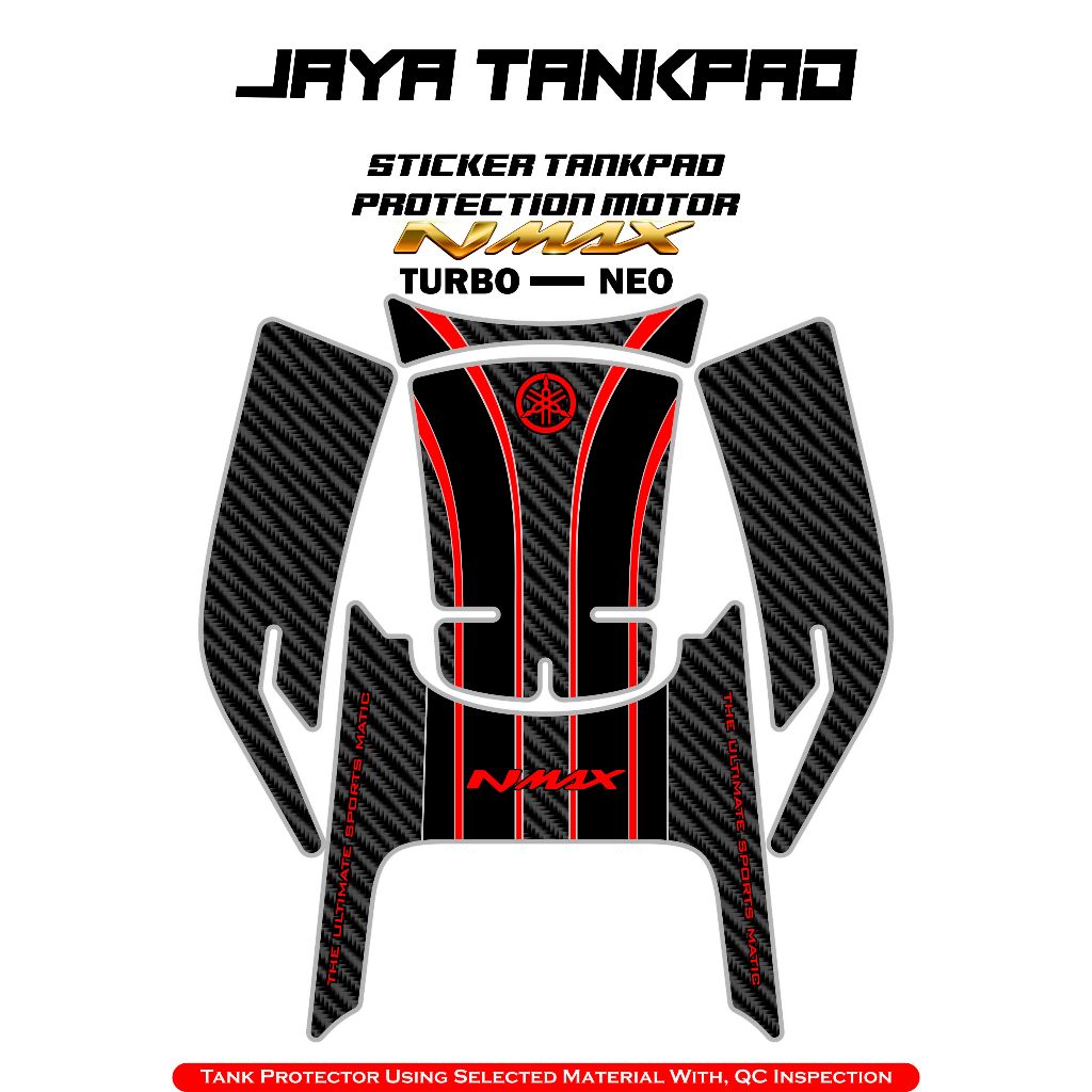 STIKER DEK PAD MOTOR YAMAHA NMAX TURBO NEO ANTI GORES DEK PET NMAX TENGPET NMAX STIKER TIMBUL NMAX C