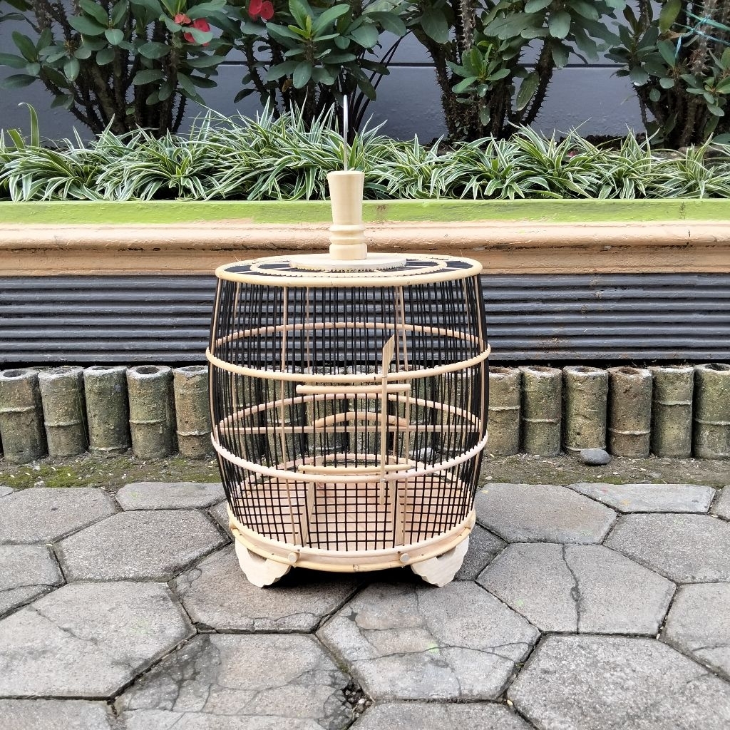 Sangkar Burung Perkutut Minion Model Kendang Ambrukan