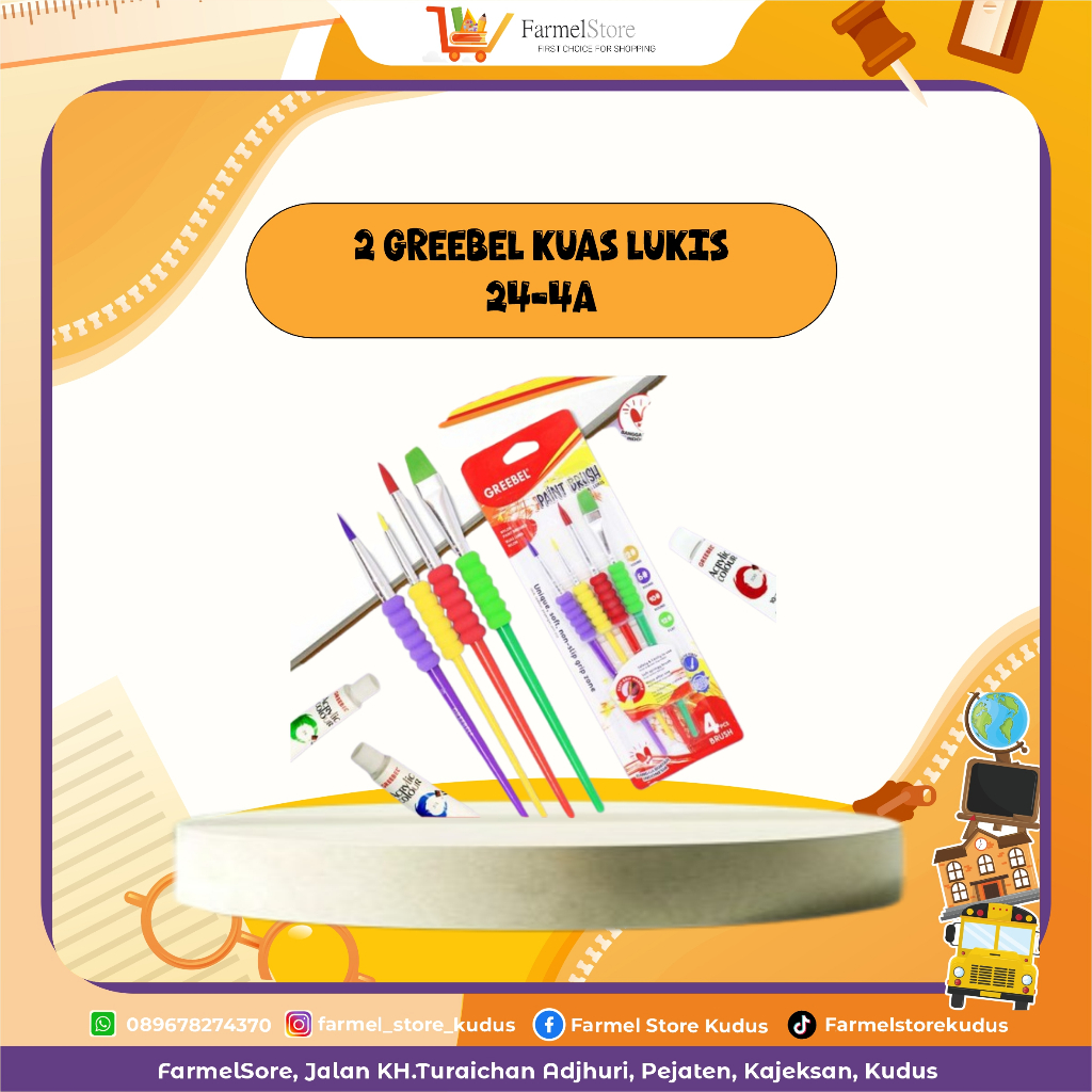 

Greebel Kuas Lukis 24-4A