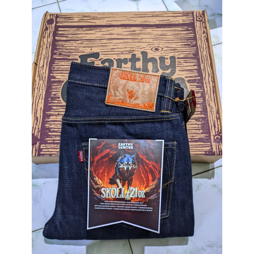Earthy Genova Art Skoll 21oz Size 28