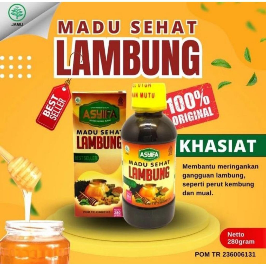 

Madu Sehat Lambung Asyifa 280 gram Original