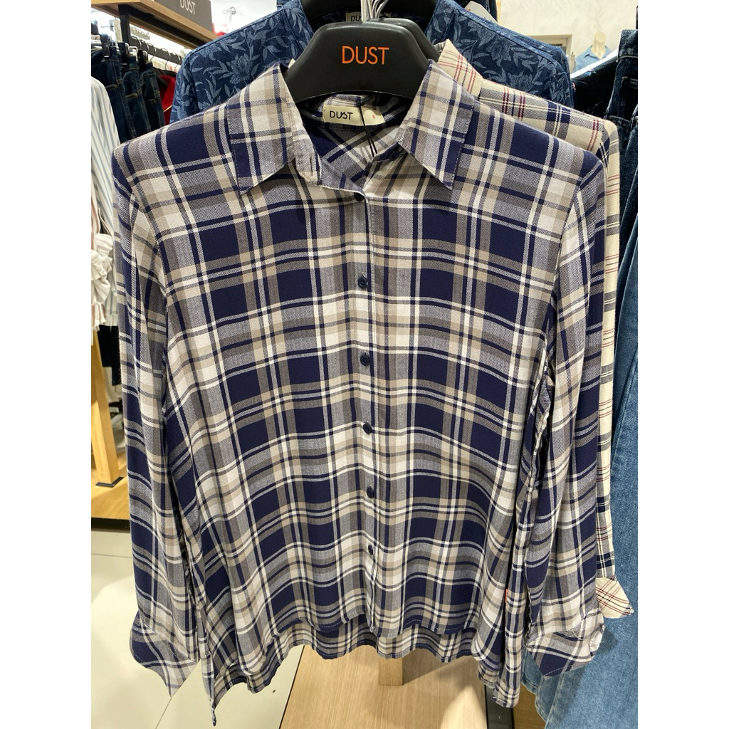 KEMEJA KOTAK-KOTAK DUST BRAND MATAHARI ORIGINAL