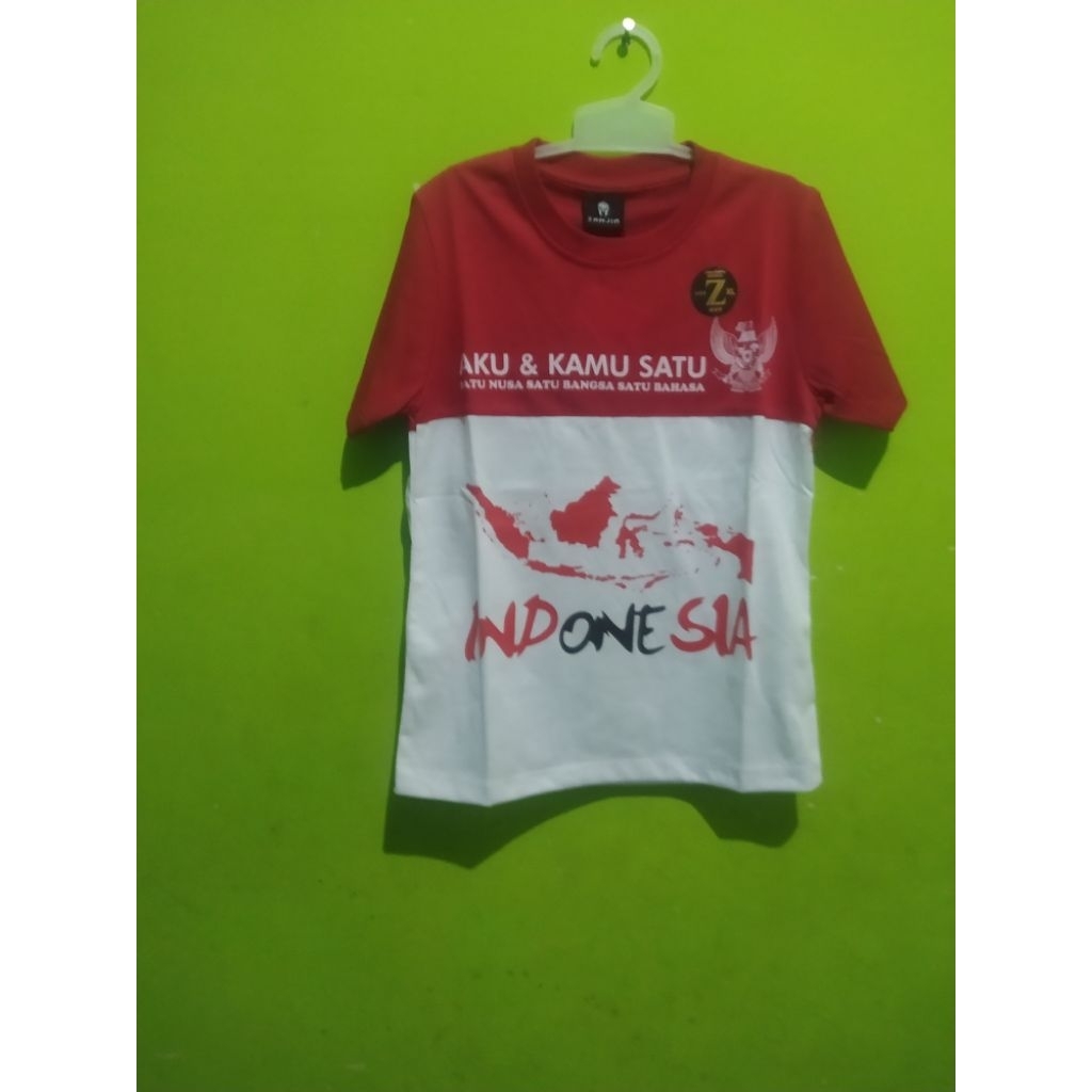 baju merah putih anak