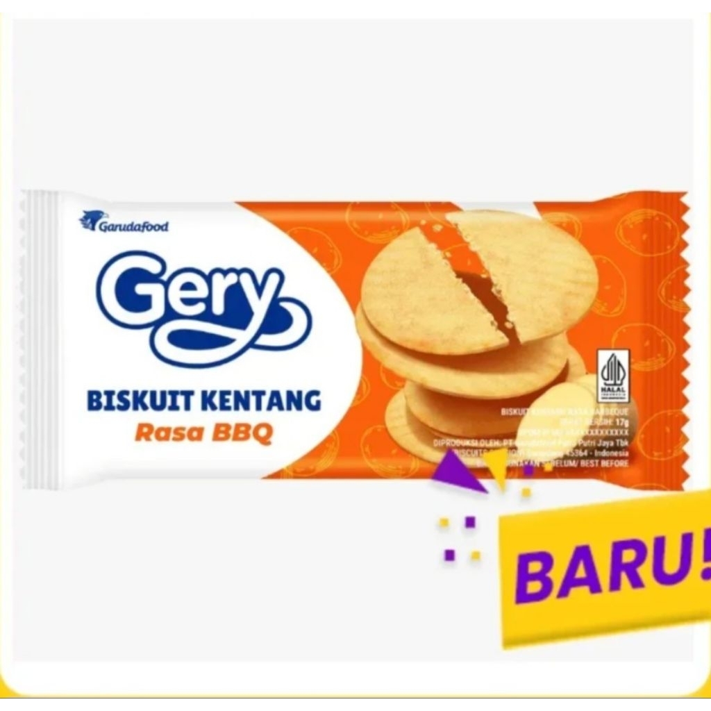 

GERY POTATO BISKUIT KENTANG RENTENG BBQ ISI 10 PCS # BARU