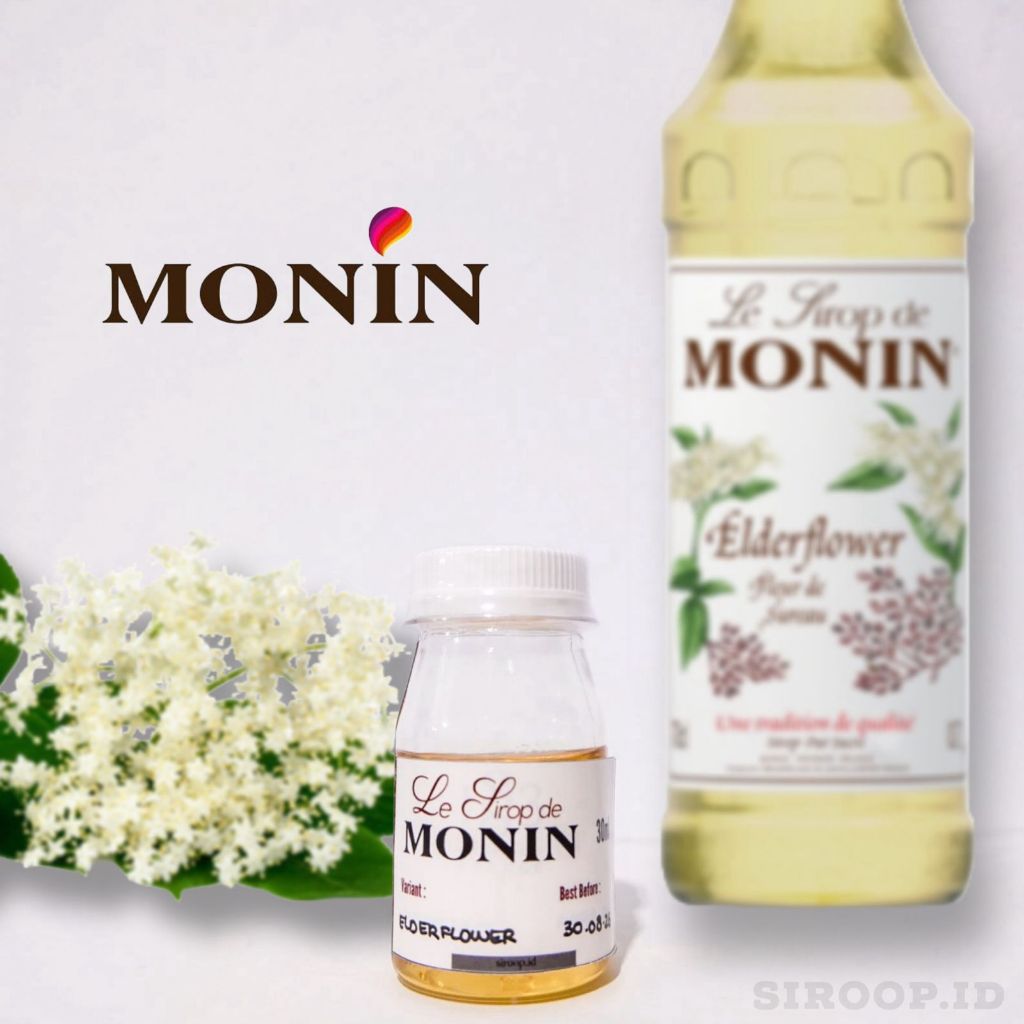

Monin Elderflower Syrup Repack 30ml 75ml 100ml