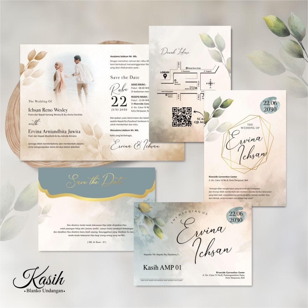 CETAK UNDANGAN BY LV PRINTING KASIH AMP ISI 100PCS