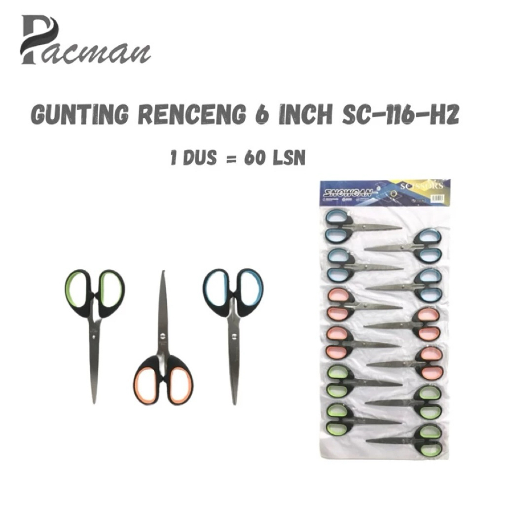 

[Isi 12 Pcs] Gunting Renceng 4 / 6 / 8 Inch - Stainless Steel
