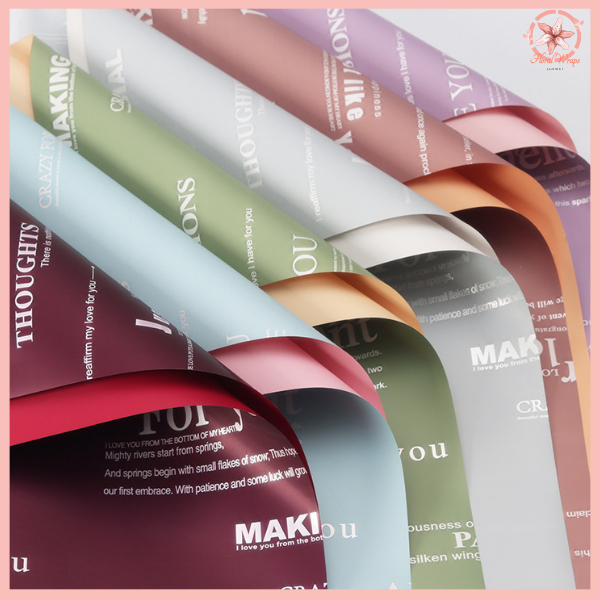 

Flower Wrapping Cellophane Paper Kertas Buket Bunga Bouquet Florist Lembaran KB6082