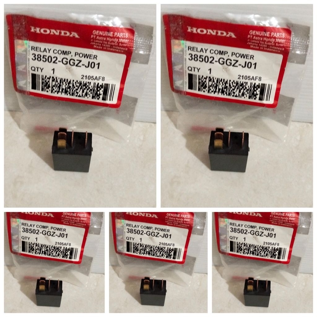 GROSIR RELAY COMP KAKI 5 GGZ-J01 UNTUK MOTOR BEAT POP ECO STREET SCOOPY F1 VARIO 110