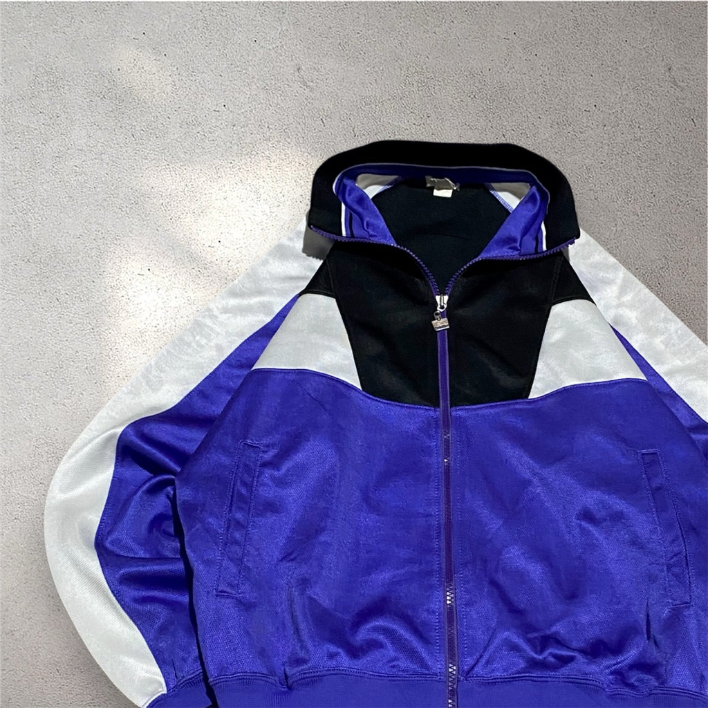 Tracktop Vintage Colorblock Spell Out Three Tone Colour Brand Admiral