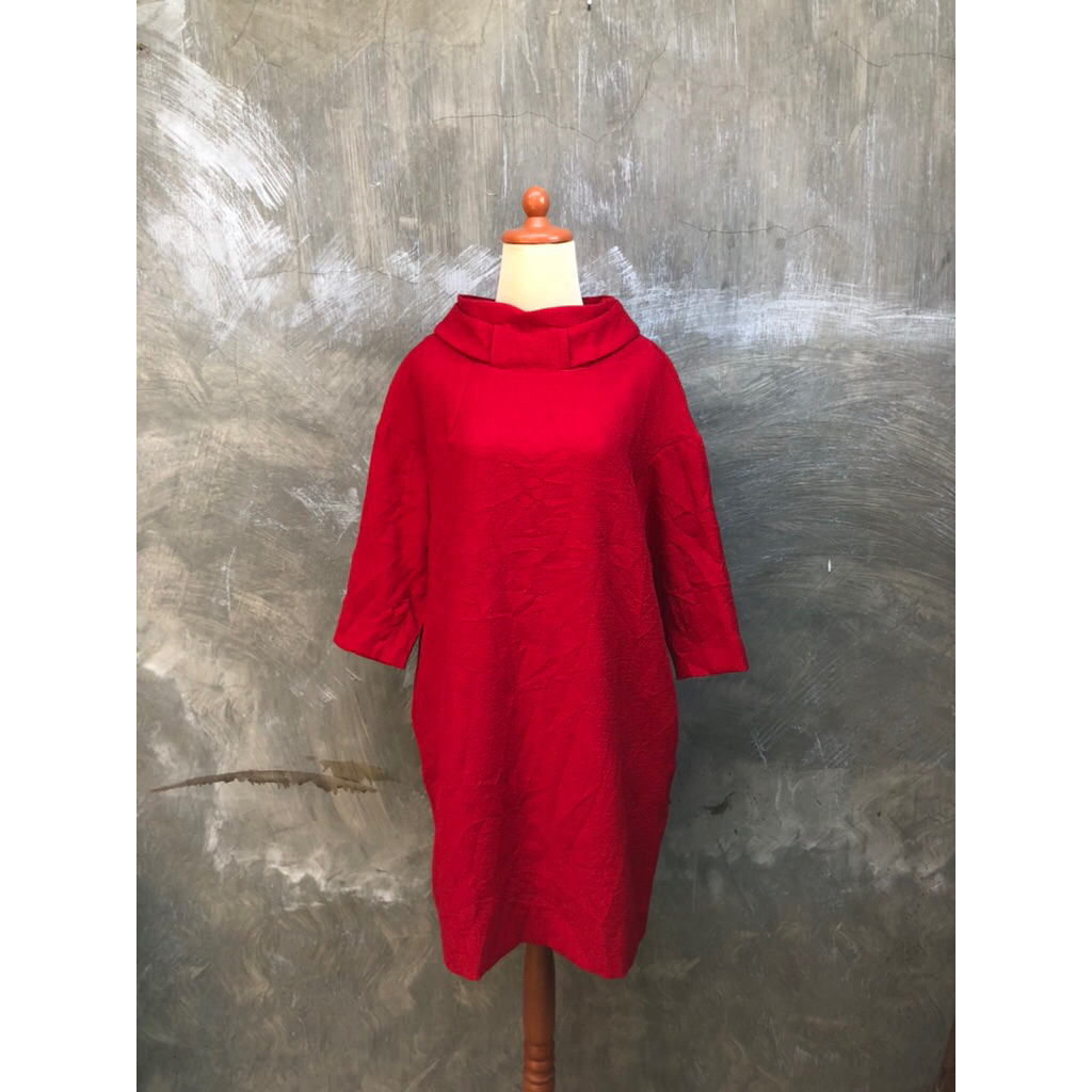 Cop Copine Red Midi Dress