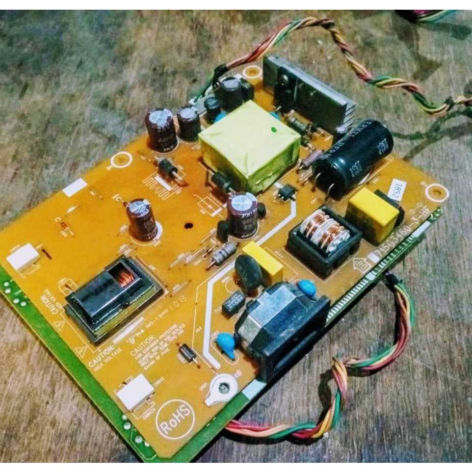 jual PCB power lcd monitor 19inch second lulus uji tes