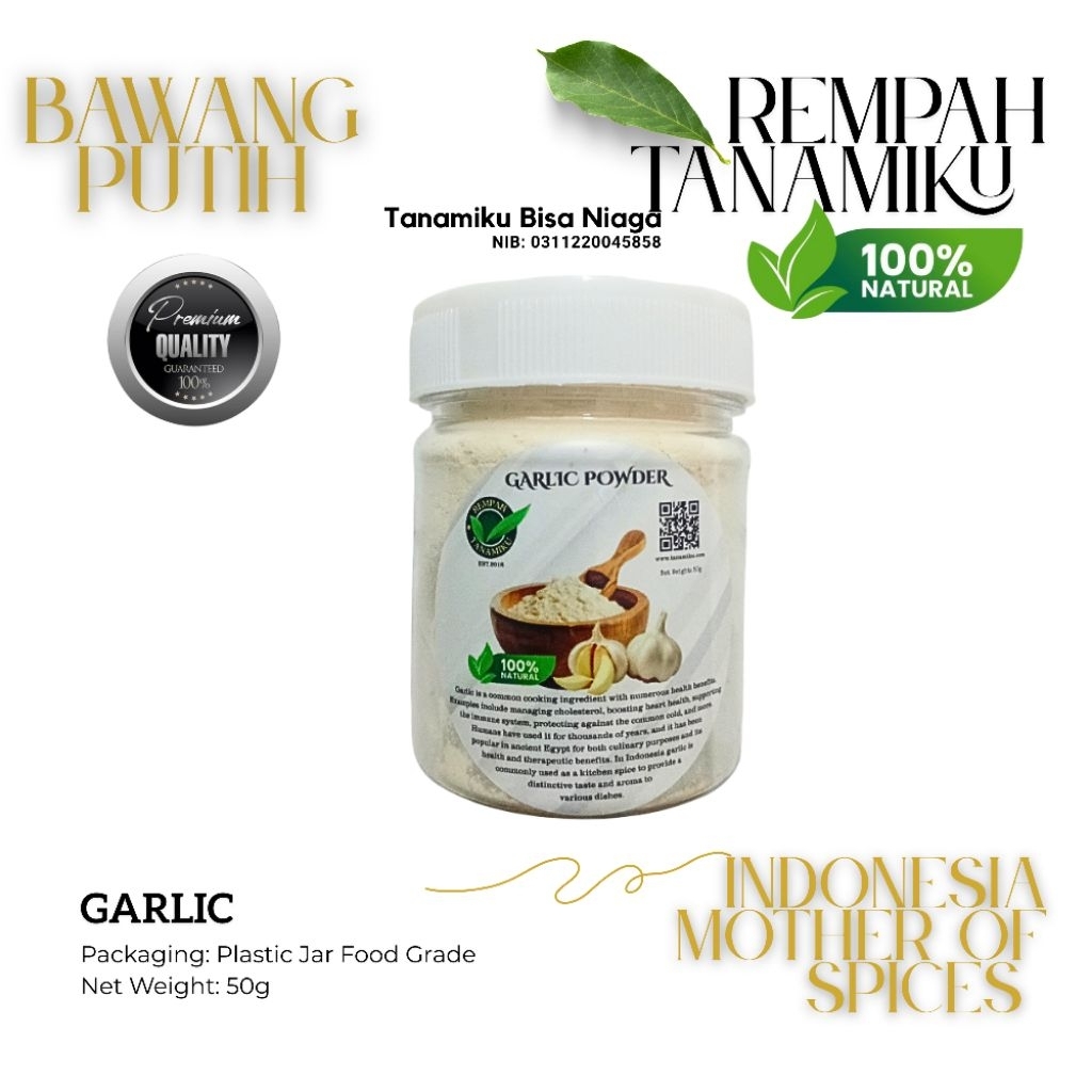

Bubuk Bawang Putih 50 gram Bumbu Masak Bawang Putih Garlic Powder 50 gram