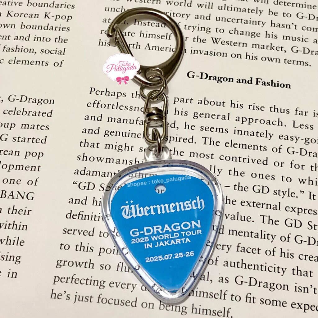 [READY STOCK] Guitar Pick Case + Keyring - Casing Pick Gitar - Casing Guitar Pick - GD Ubermensch