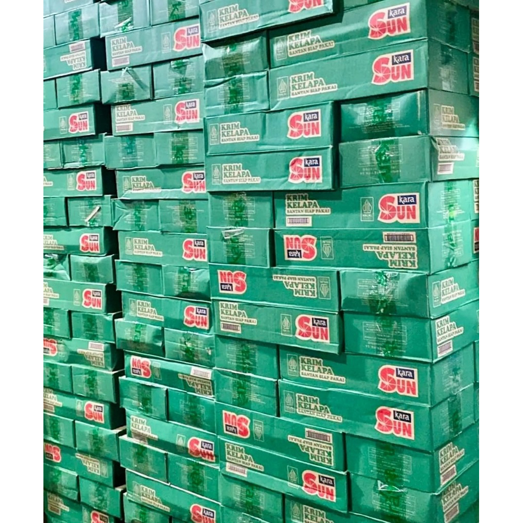 

(Kirim Langsung) Sun Kara Santen kelapa 65 ml isi 36/Santan Sasa 65 ml isi 32 pcs Kartonan (Dona Mart)