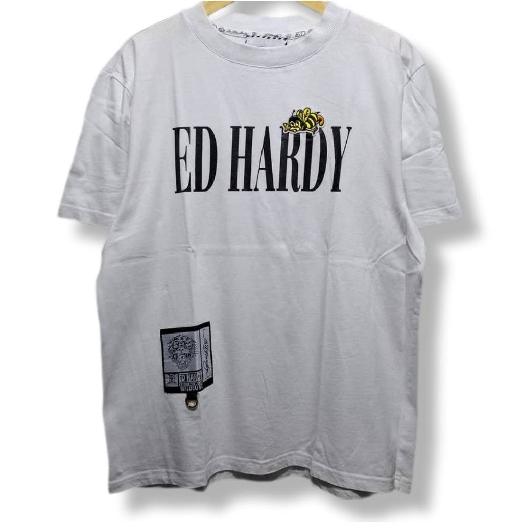 ED HARDY WHITE T-SHIRT | KAOS | GS