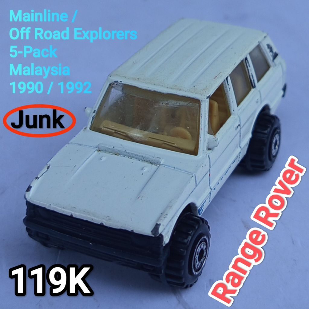 Hot Wheels Range Rover Putih Loose