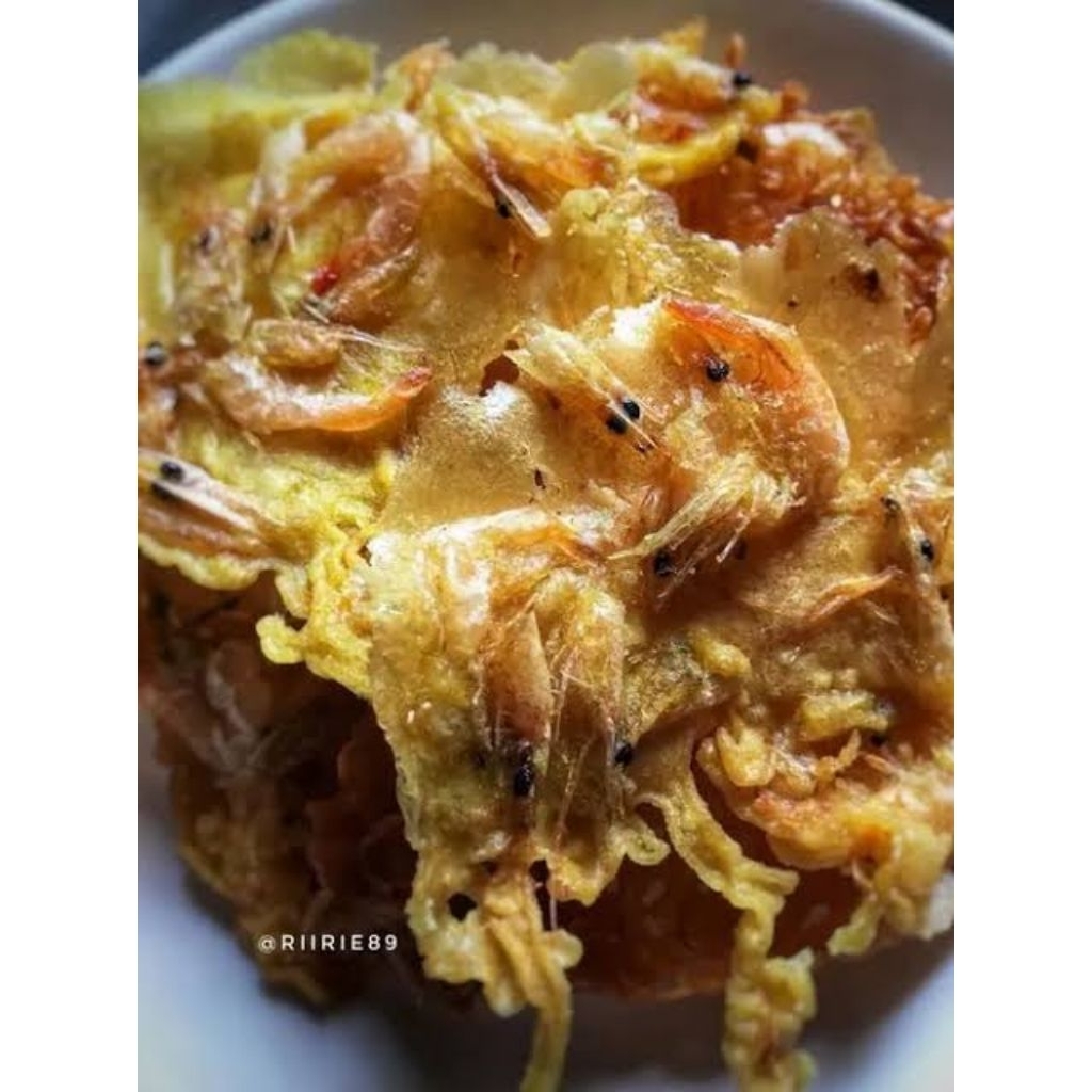 

peyek/gimbal udang 10 lembar khas pesisir demak gurih