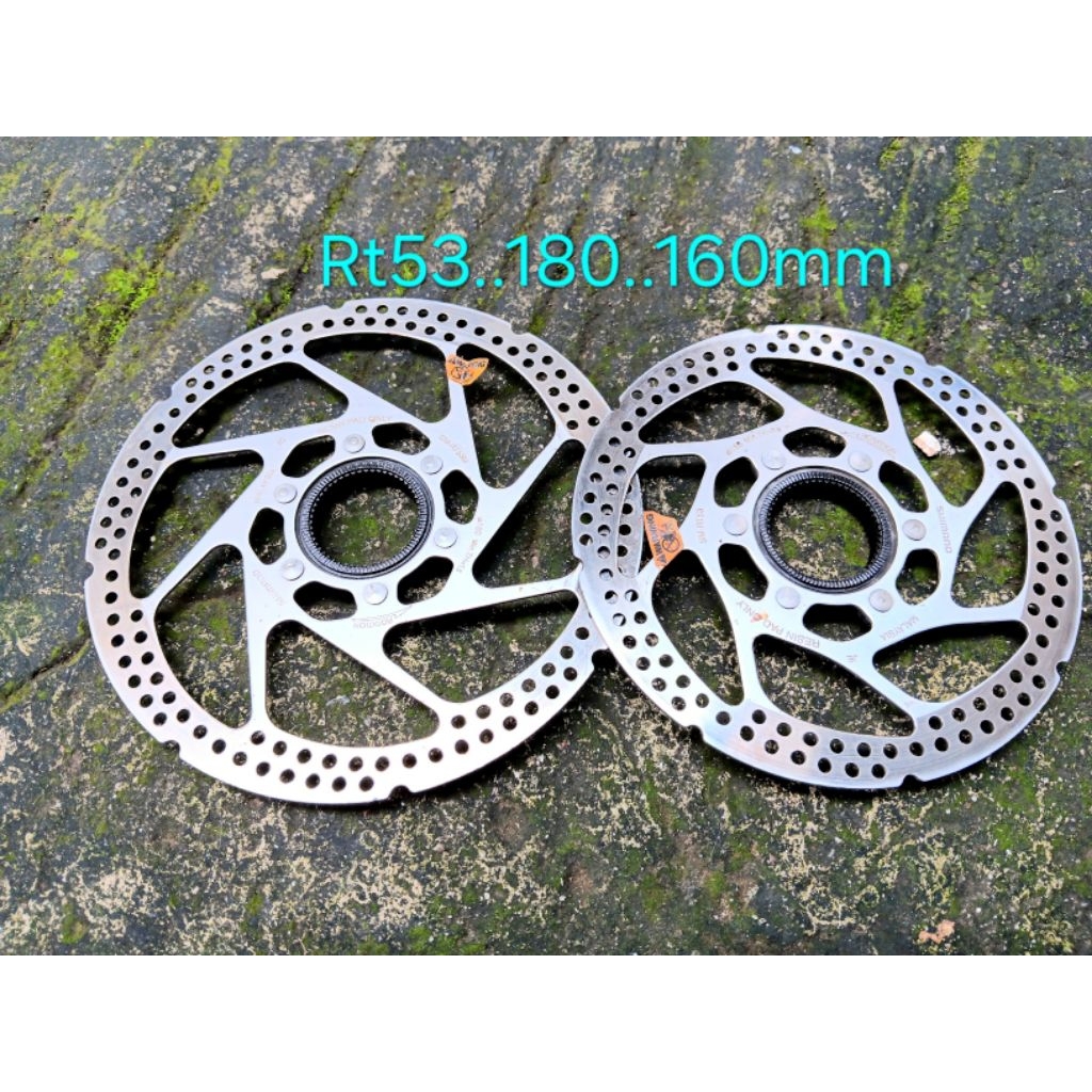 Rotor Shimano Center Lock 180mm dan 160mm RT53