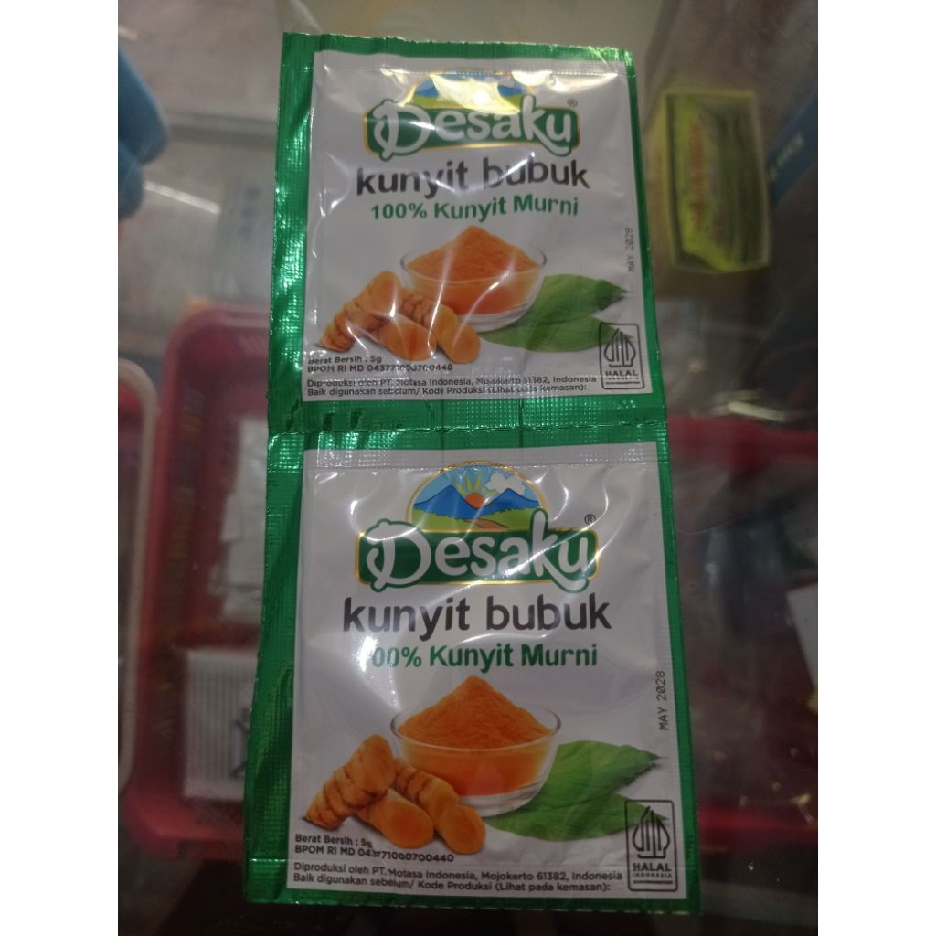 

DESAKU Kunyit Bubuk 1 renceng isi 12 pcs
