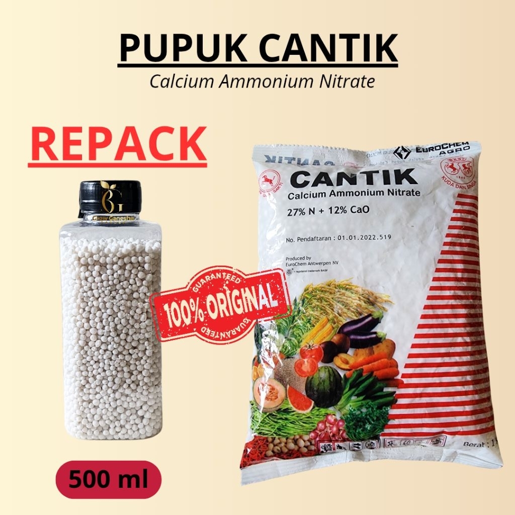 PUPUK CANTIK ORIGINAL || PUPUK CANTIK || REPACK || 500 ML