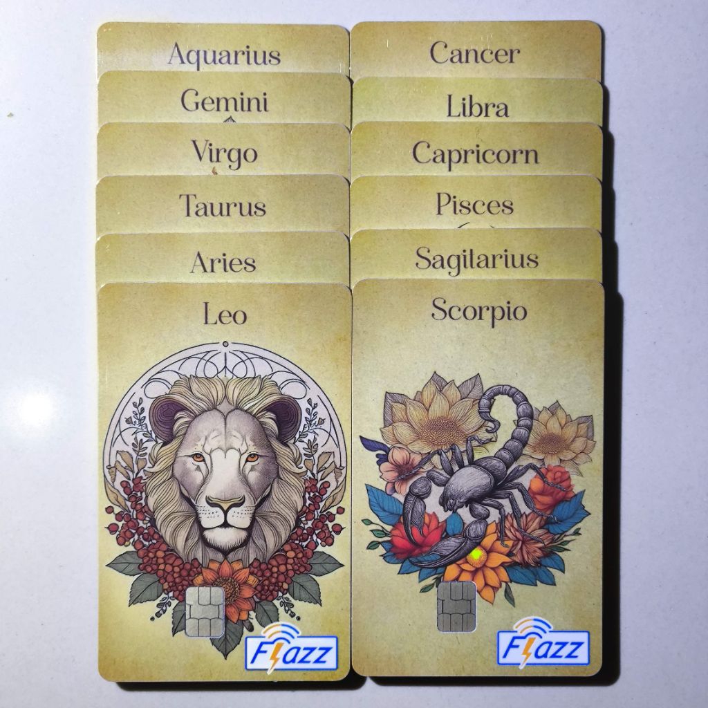 Ready Flazz BCA Gen 2 Zodiak Original Free Plastik