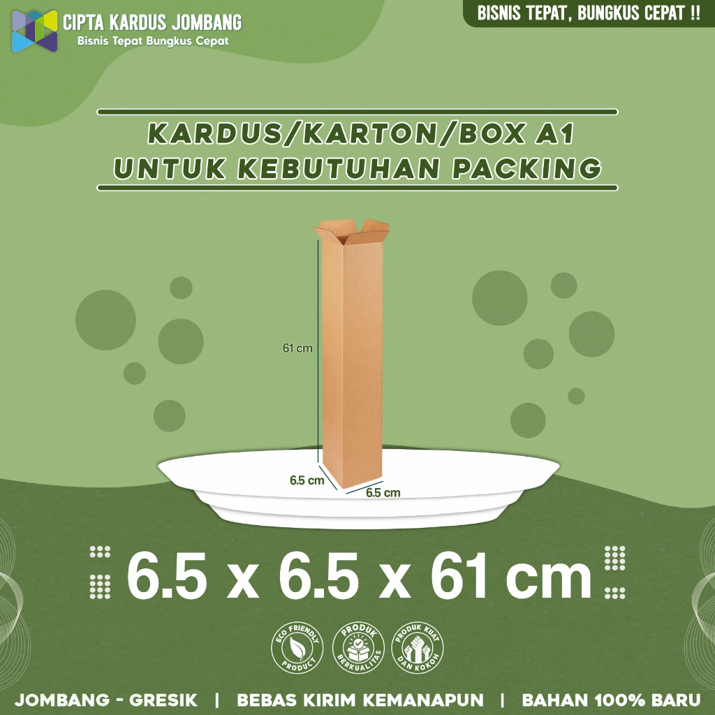 

Kardus Packing 6.5x6.5x61 | Box packing | Karton Packing