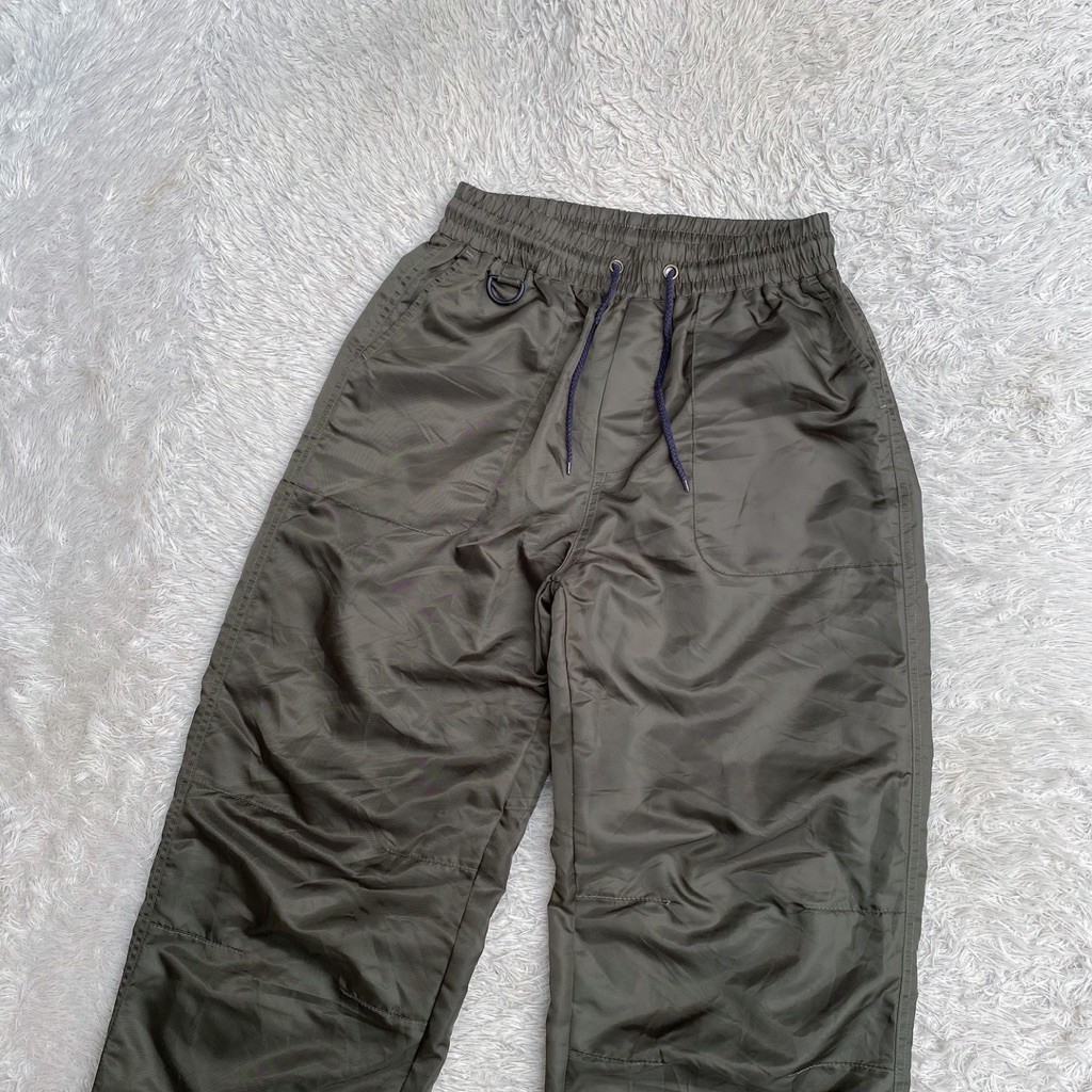 Dimitri Black Vladimir Nylon Relaxed Wide Pants Gorp Core Style