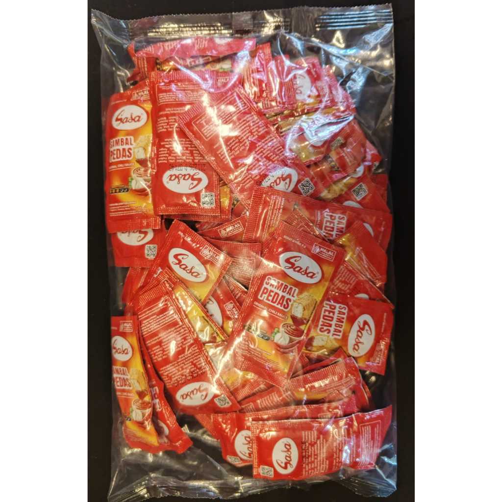 

Sasa Sambal Asli 8 Gr dengan Kemasan Baru dan Nama Baru "Sasa Sambal Pedas 8 Gr