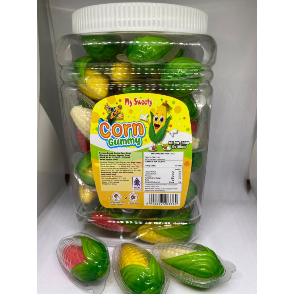 

permen Lunak jagung isi 50 pcs
