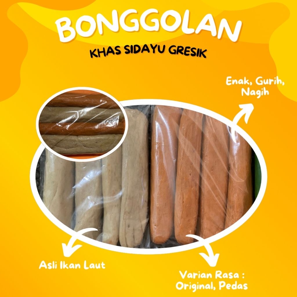 

ISI 4 | BONGGOLAN KHAS SIDAYU GRESIK (CIRENG IKAN) | VARIAN RASA BISA DI TULIS DI CATATAN