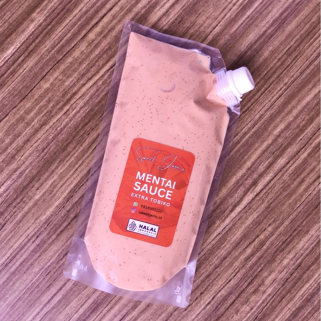 

Saos Mentai Extra Tobiko 1 KG Halal / Mentai Sauce Halal 1KG